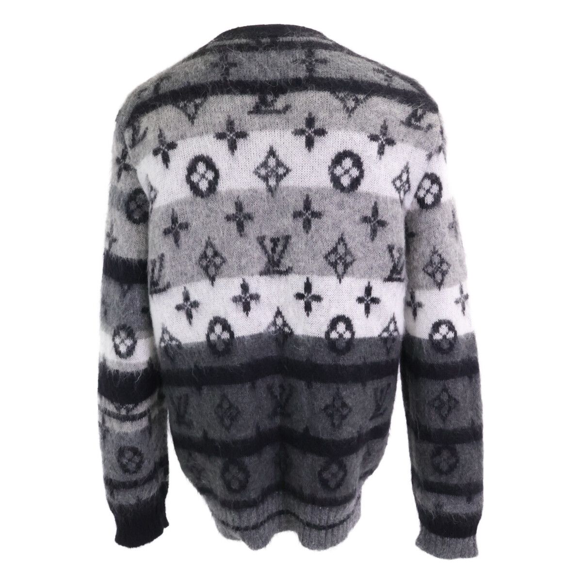 Louis Vuitton Ne5 Monogram Mohair Blend Cardigan — view 3