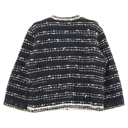 Chanel Zip Up Tweed Collarless Jacket 48 — view 2