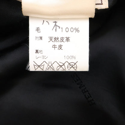 Hermes Cashmere Zip Up Half 52 Jacket — view 6
