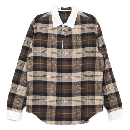 Louis Vuitton Monogram Flannel Long Sleeve Shirt XS