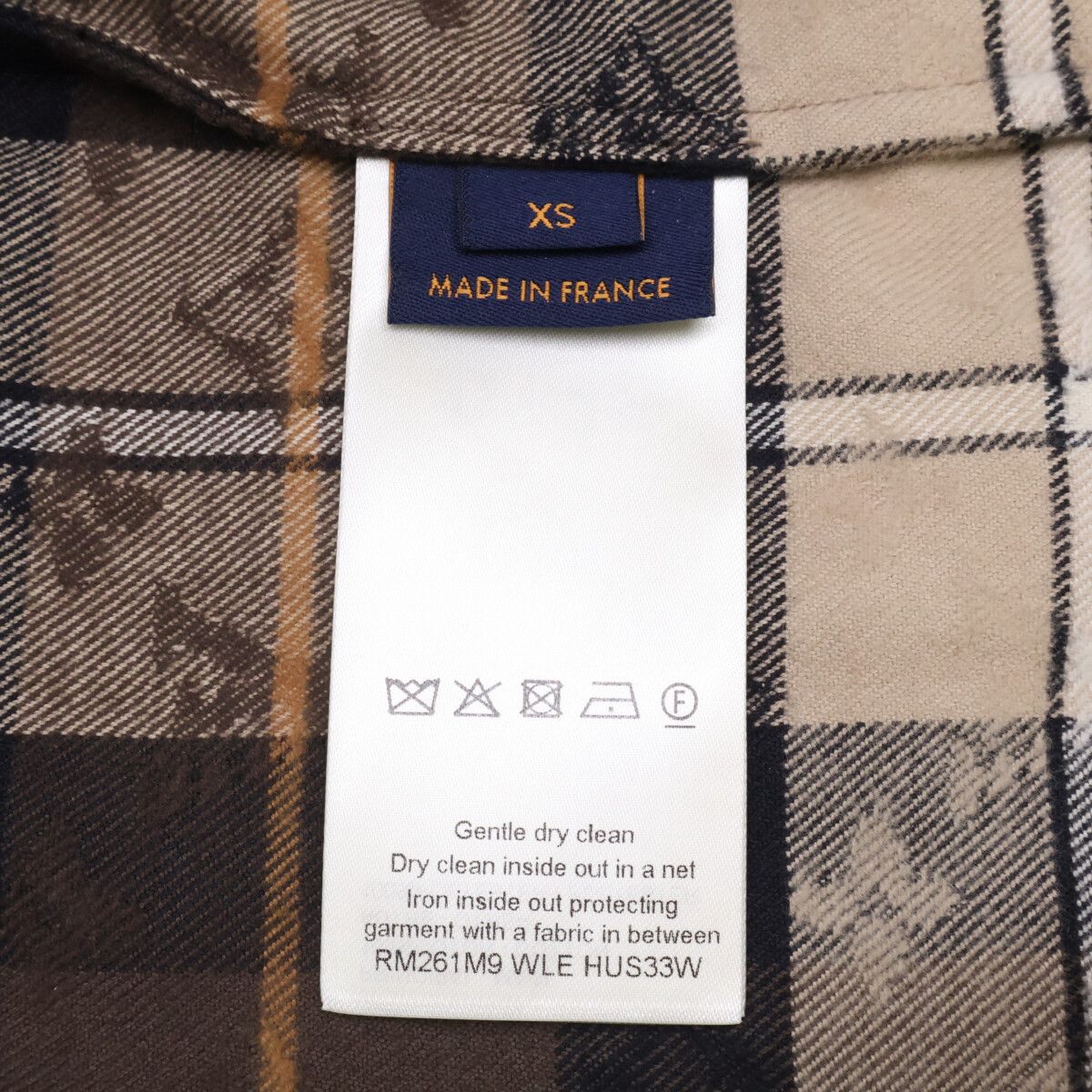 Louis Vuitton Monogram Flannel Long Sleeve Shirt XS — view 4