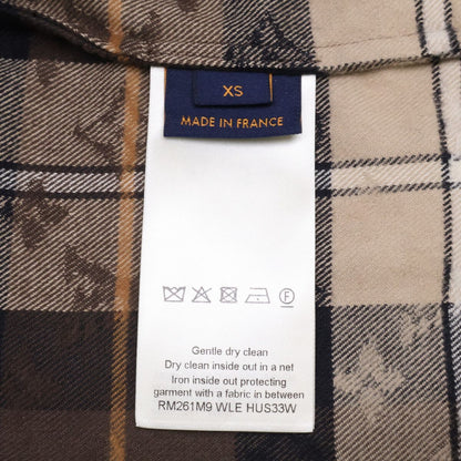 Louis Vuitton Monogram Flannel Long Sleeve Shirt XS — view 4