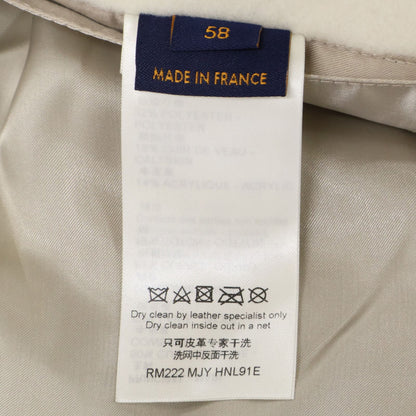 Louis Vuitton Mjy Multi Patch Mixed Leather Varsity Jacket 58 — view 7