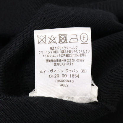 Louis Vuitton Monogram Sequin Cashmere Silk Blend with Belt Knit Sweater — view 8