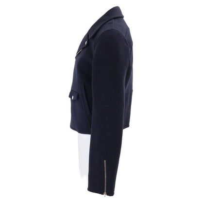 Louis Vuitton Qwe FF Wool Silk Lining Monogram Cropped Jacket 34 — view 2