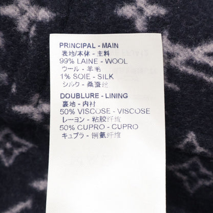Louis Vuitton Qwe FF Wool Silk Lining Monogram Cropped Jacket 34 — view 7