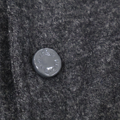 Louis Vuitton Virgil Avroam Leather Trim Wool African Spangle Varsity Jacket 46 — view 8