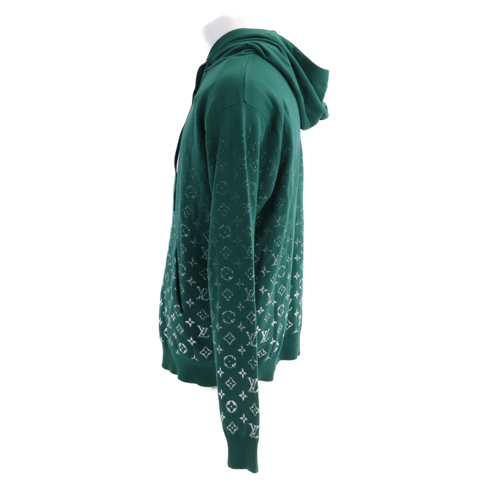 Louis Vuitton Uuso Monogram Gradient Pullover Knit Hoodie — view 2