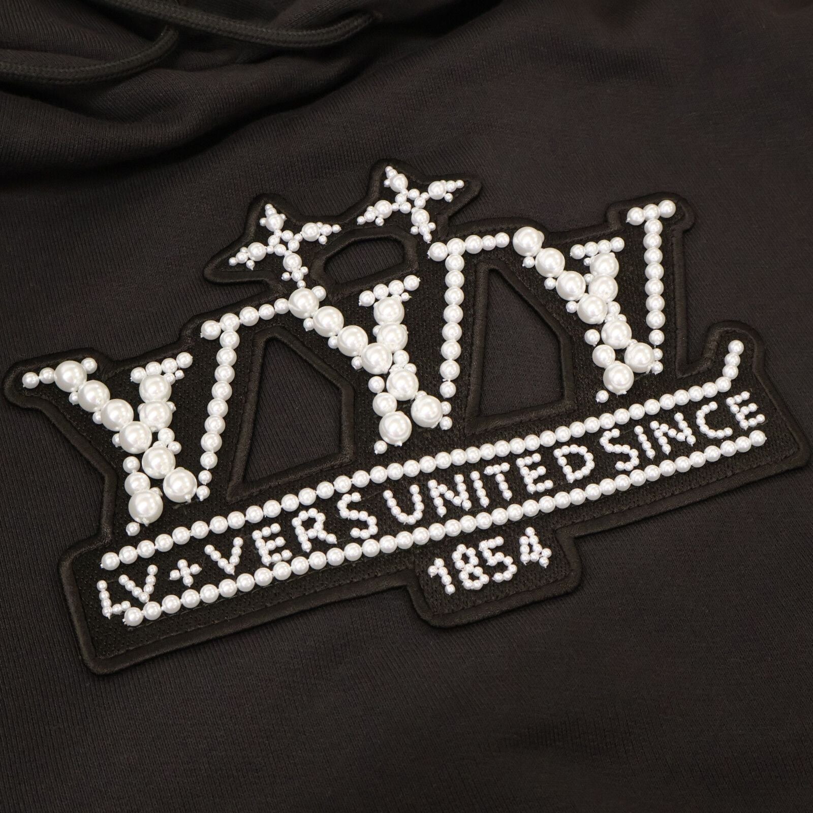 Louis Vuitton Pearl Embellished Front Logo Hoodie — view 5