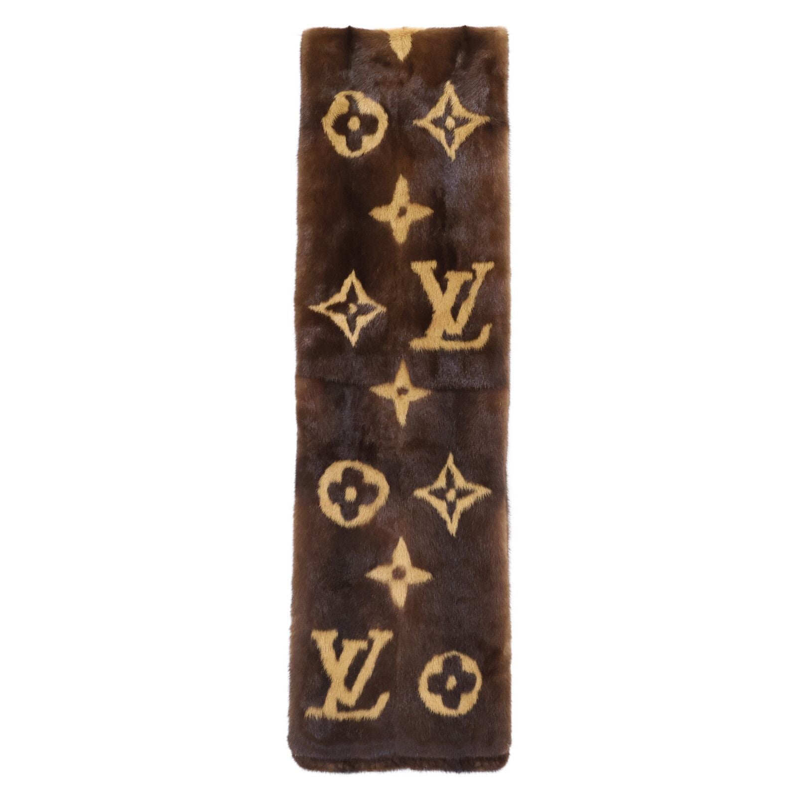 Louis Vuitton Monogram Mink Scarf — view 3