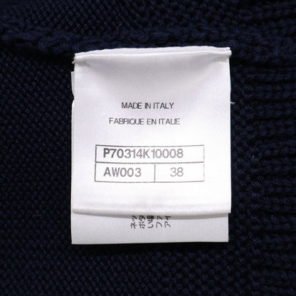 Chanel 21c CC Logo Button Peplum Knit Sweater 38 — view 6