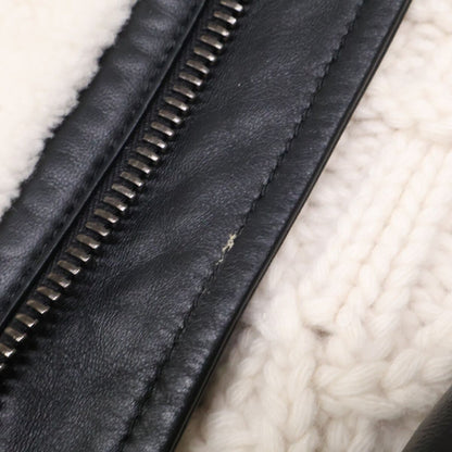 Dior Lambskin Shearling Fur Cashmere Knit Cut Replacement Vest — view 9