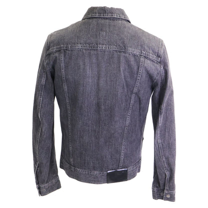 Louis Vuitton Shearling Denim Jacket 46 with Liner — view 3