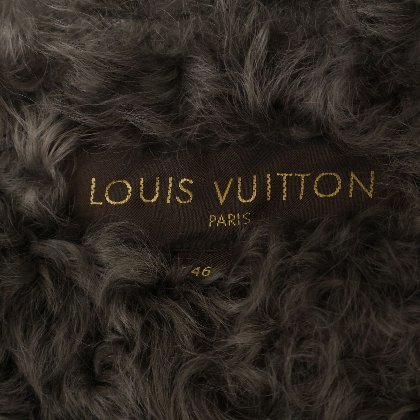 Louis Vuitton Shearling Denim Jacket 46 with Liner — view 4