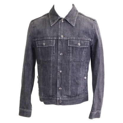 Louis Vuitton Shearling Denim Jacket 46 with Liner