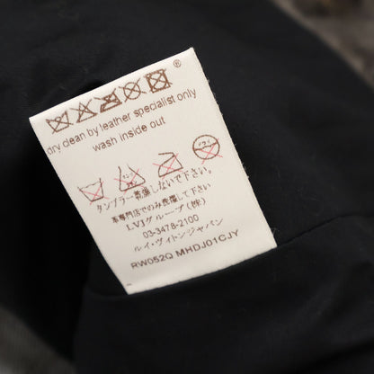 Louis Vuitton Shearling Denim Jacket 46 with Liner — view 5