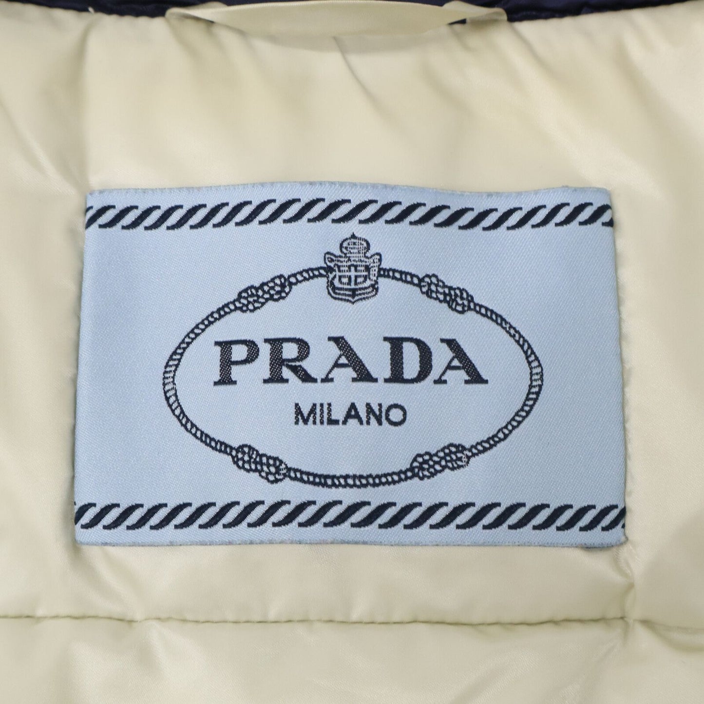 Prada Triangle Logo Down 42 Jacket — view 5