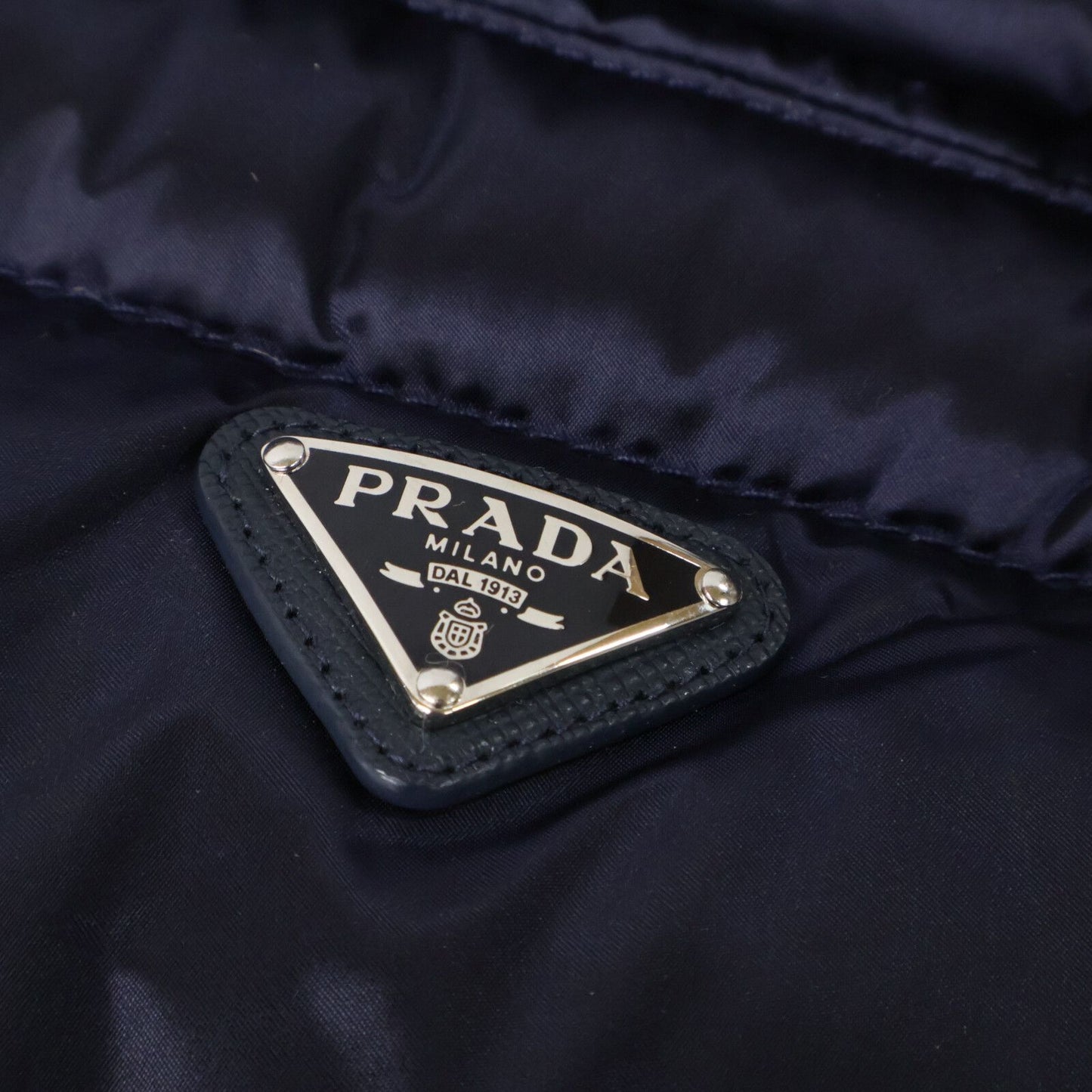 Prada Triangle Logo Down 42 Jacket — view 8