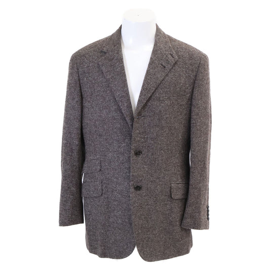 Hermes Cashmere Tailored Jacket 50