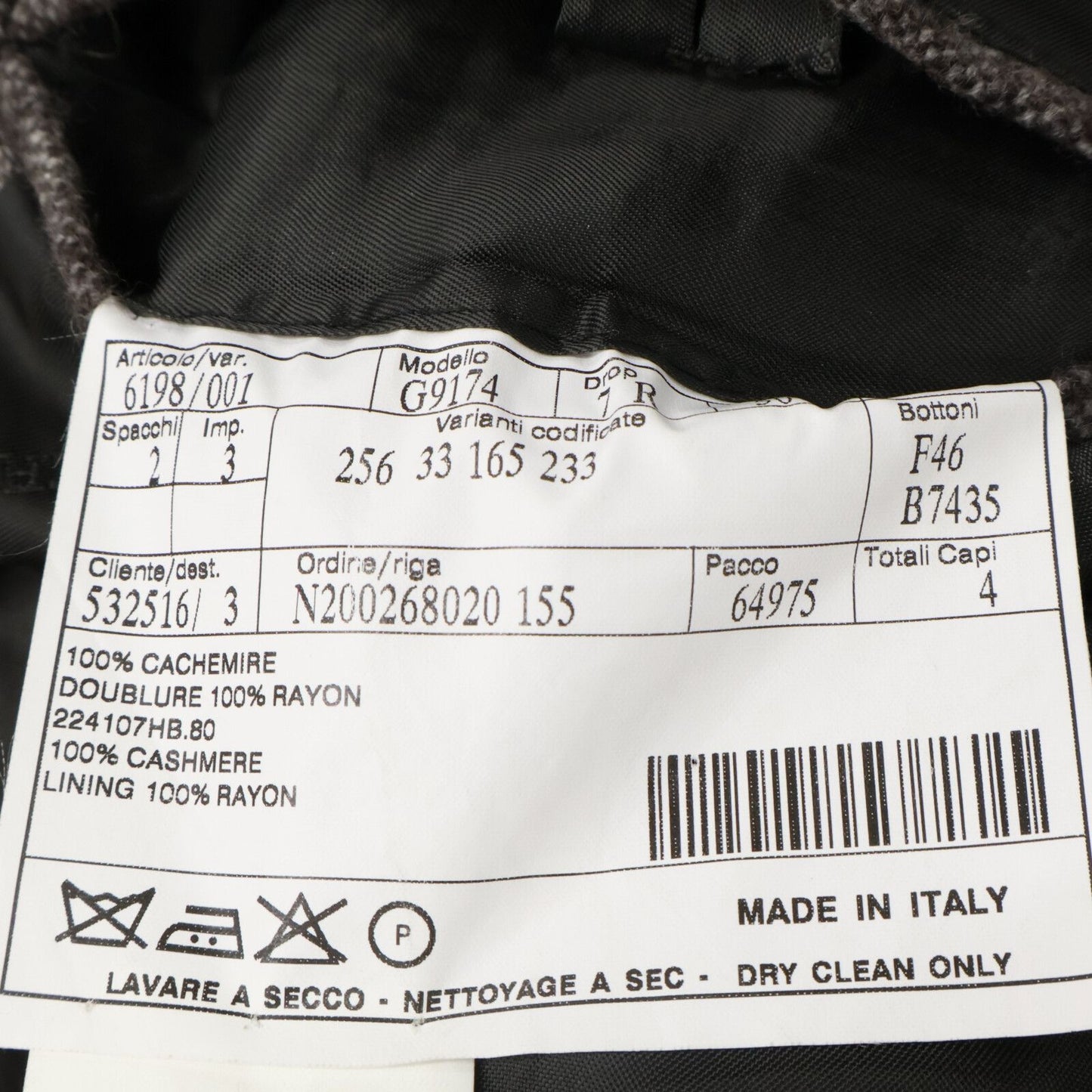 Hermes Cashmere Tailored Jacket 50 — view 5
