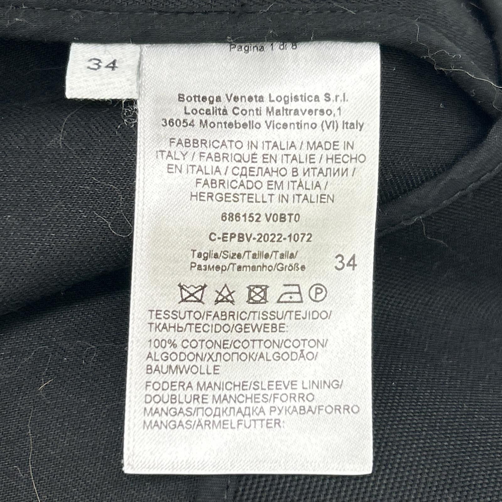 Bottega Veneta Black Structure Dole Cropped Jacket 34 — view 5