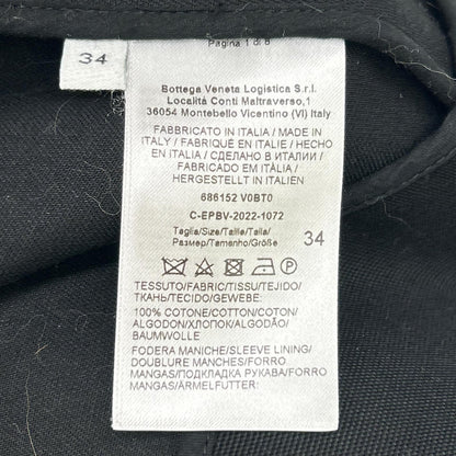 Bottega Veneta Black Structure Dole Cropped Jacket 34 — view 5