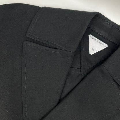 Bottega Veneta Black Structure Dole Cropped Jacket 34 — view 9