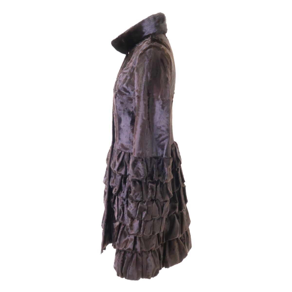 Fendi Calf Hair Lamb Mink Coat 38 — view 2