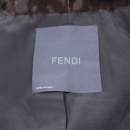 Fendi Calf Hair Lamb Mink Coat 38 — view 5