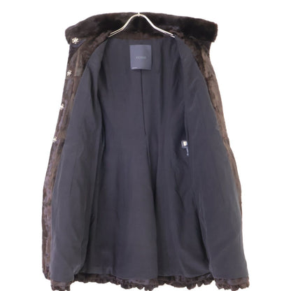 Fendi Calf Hair Lamb Mink Coat 38 — view 4