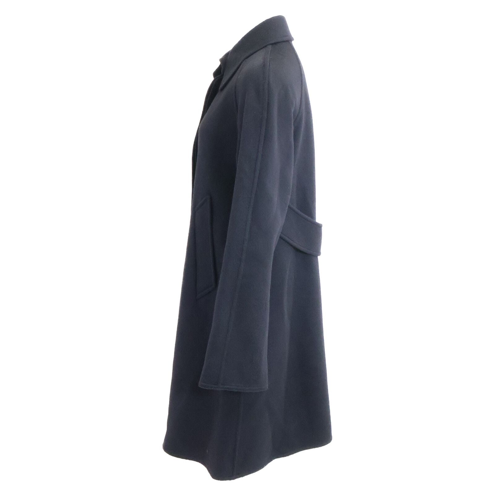 Hermes Cashmere Belted Soutien Collar Coat 36 — view 2