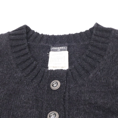 Chanel CC Button Cashmere Blend Knit Contrast 38 Sweater — view 6