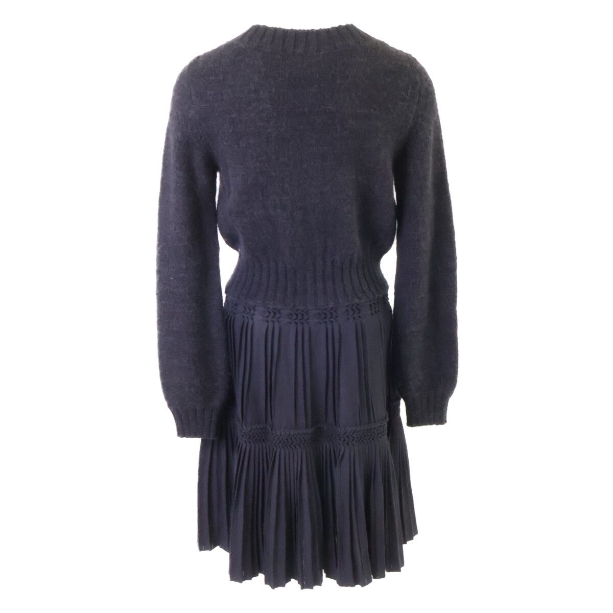 Chanel CC Button Cashmere Blend Knit Contrast 38 Sweater — view 3