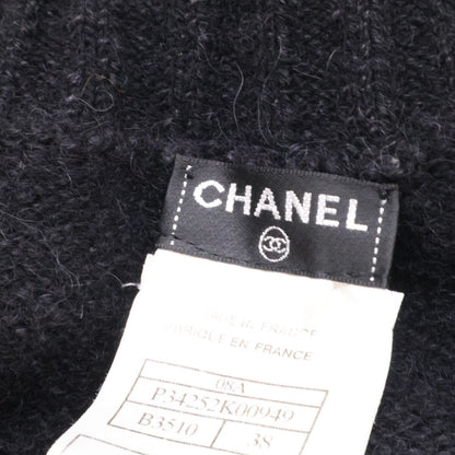 Chanel CC Button Cashmere Blend Knit Contrast 38 Sweater — view 4