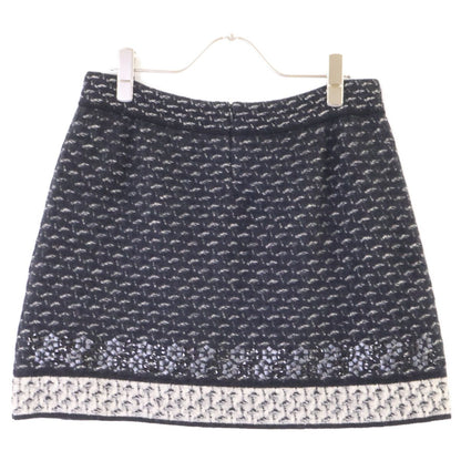 Chanel Cashmere Silk Blend Mohair Knit Zip Jacket Skirt Set — view 6