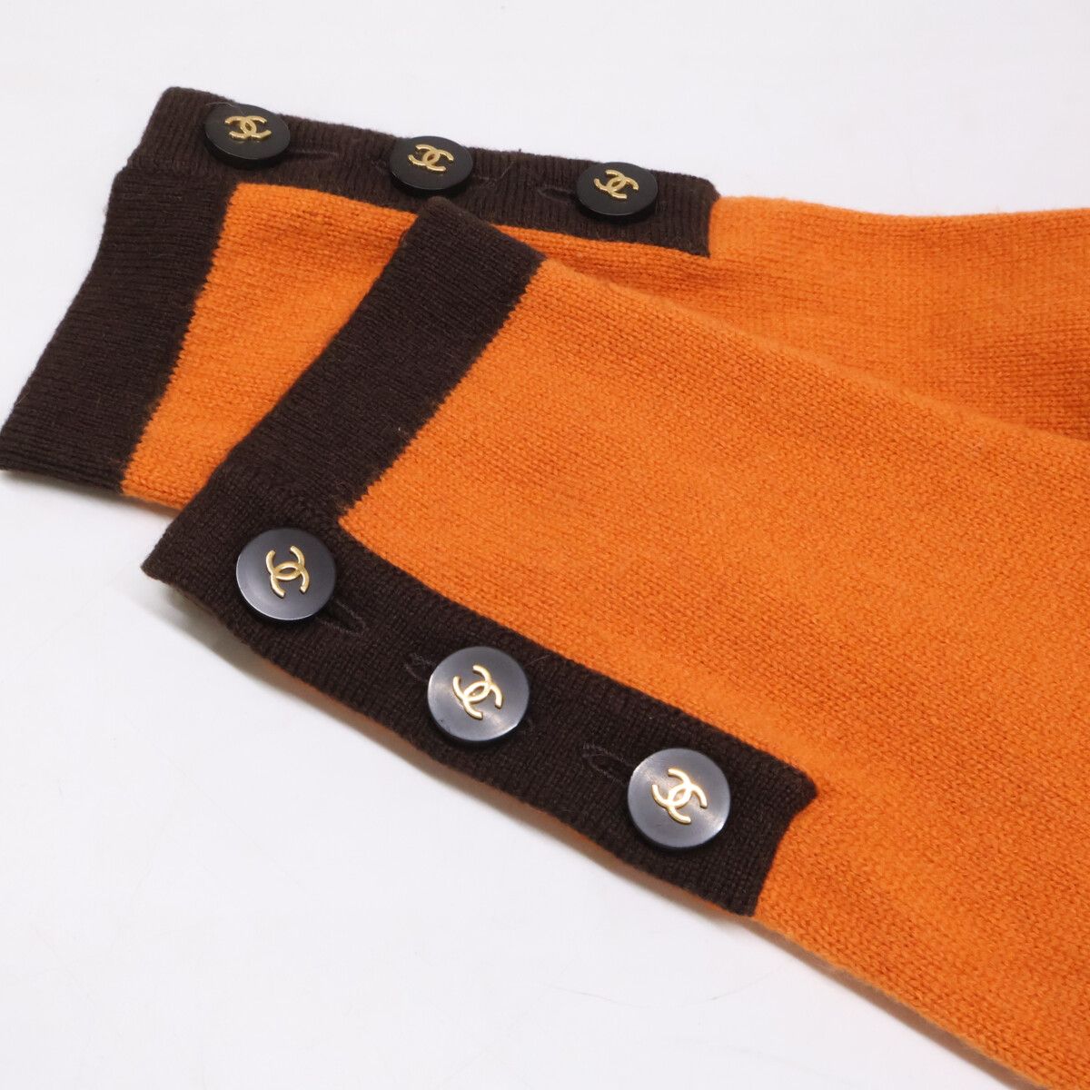 Chanel Cashmere 100 CC Logo Button Cardigan 38 — view 6