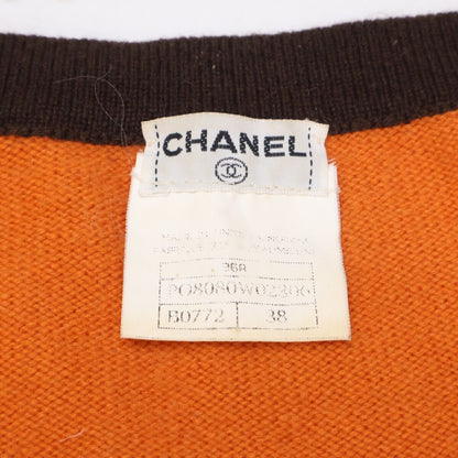 Chanel Cashmere 100 CC Logo Button Cardigan 38 — view 4