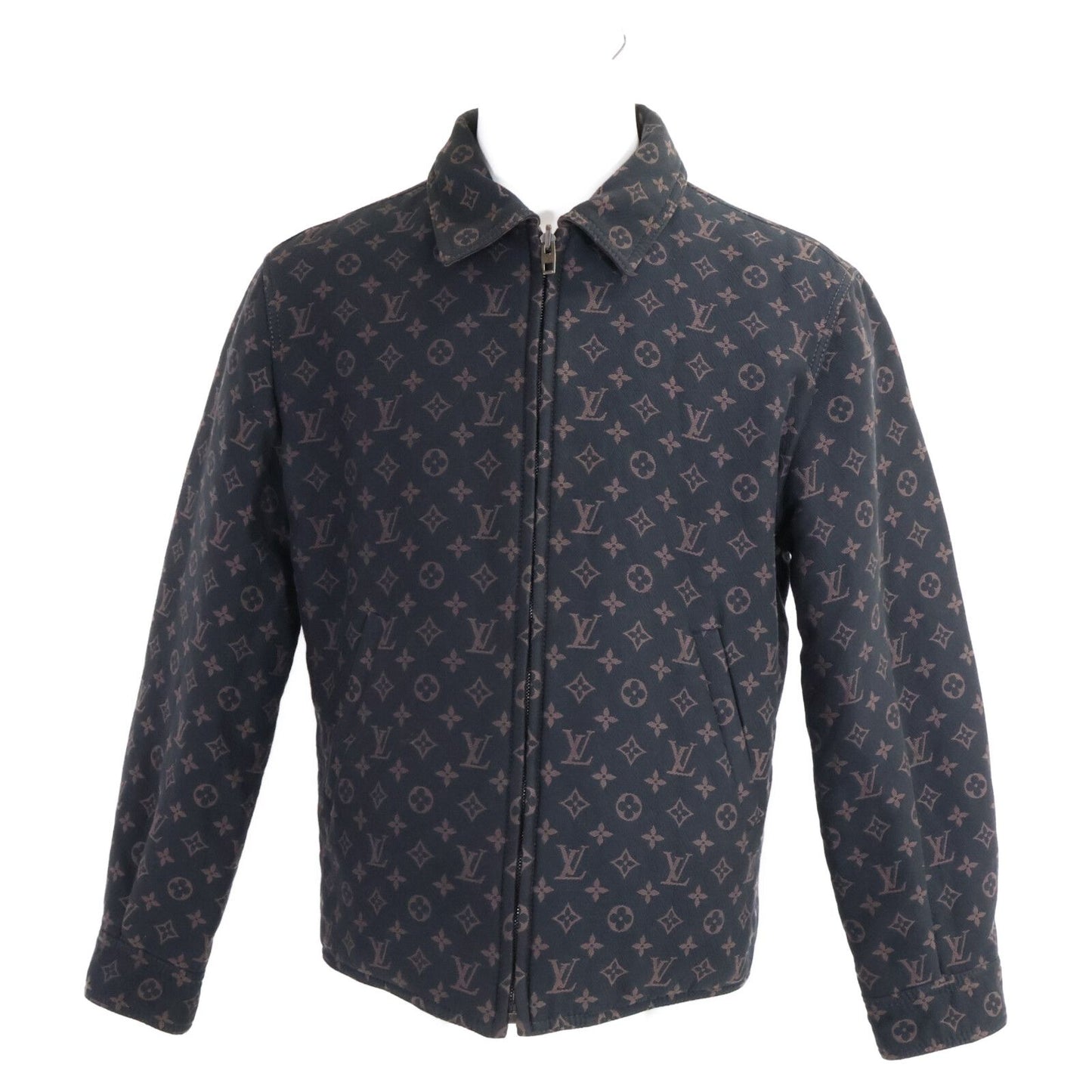 Louis Vuitton Monogram Reversible Zip Up Jacket 48