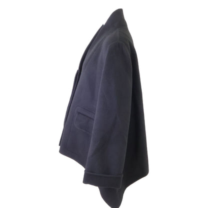 Hermes Double Face Cashmere Oversize Short Coat 40 — view 2
