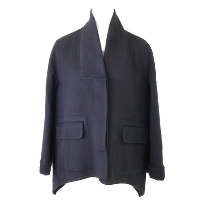 Hermes Double Face Cashmere Oversize Short Coat 40