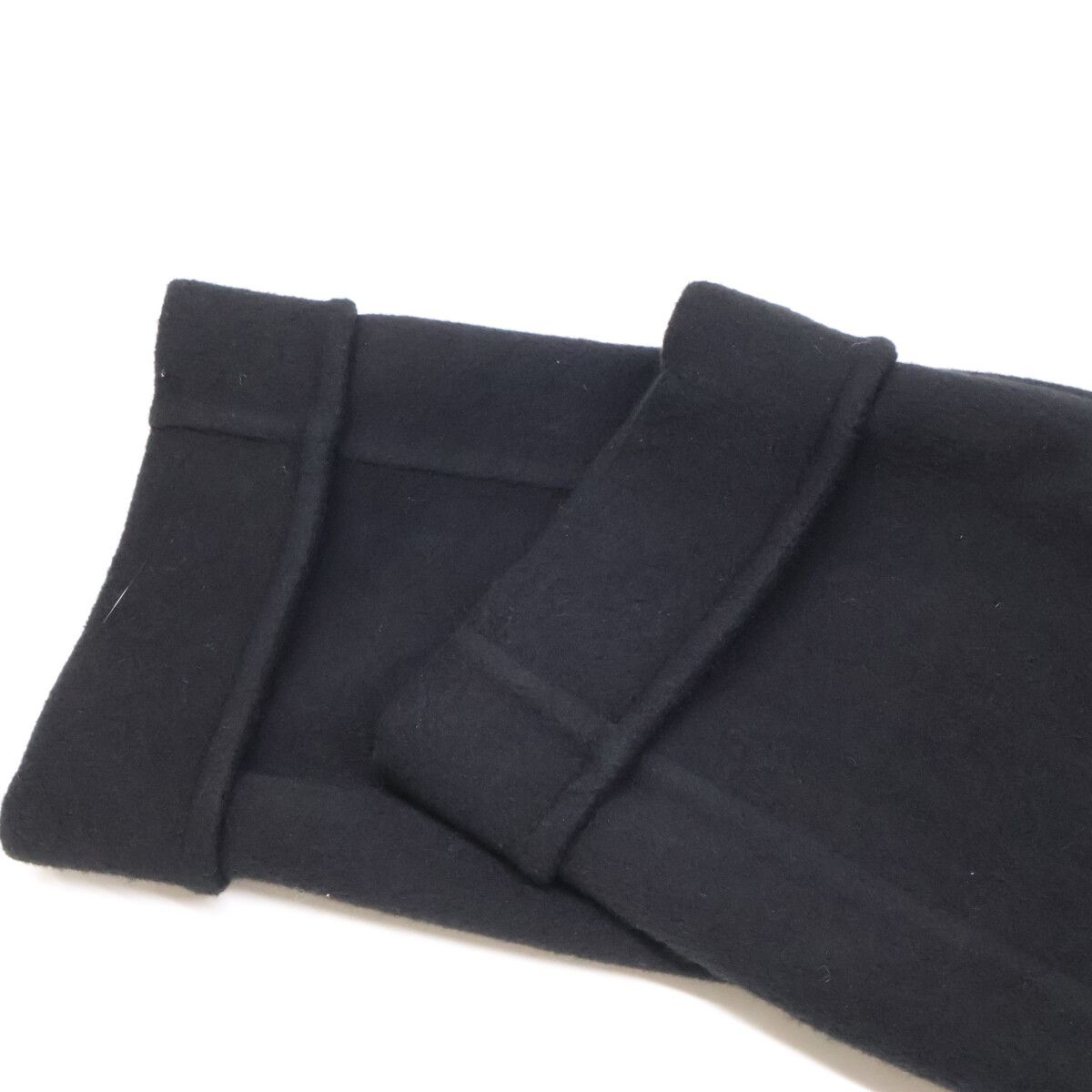 Hermes Double Face Cashmere Oversize Short Coat 40 — view 9