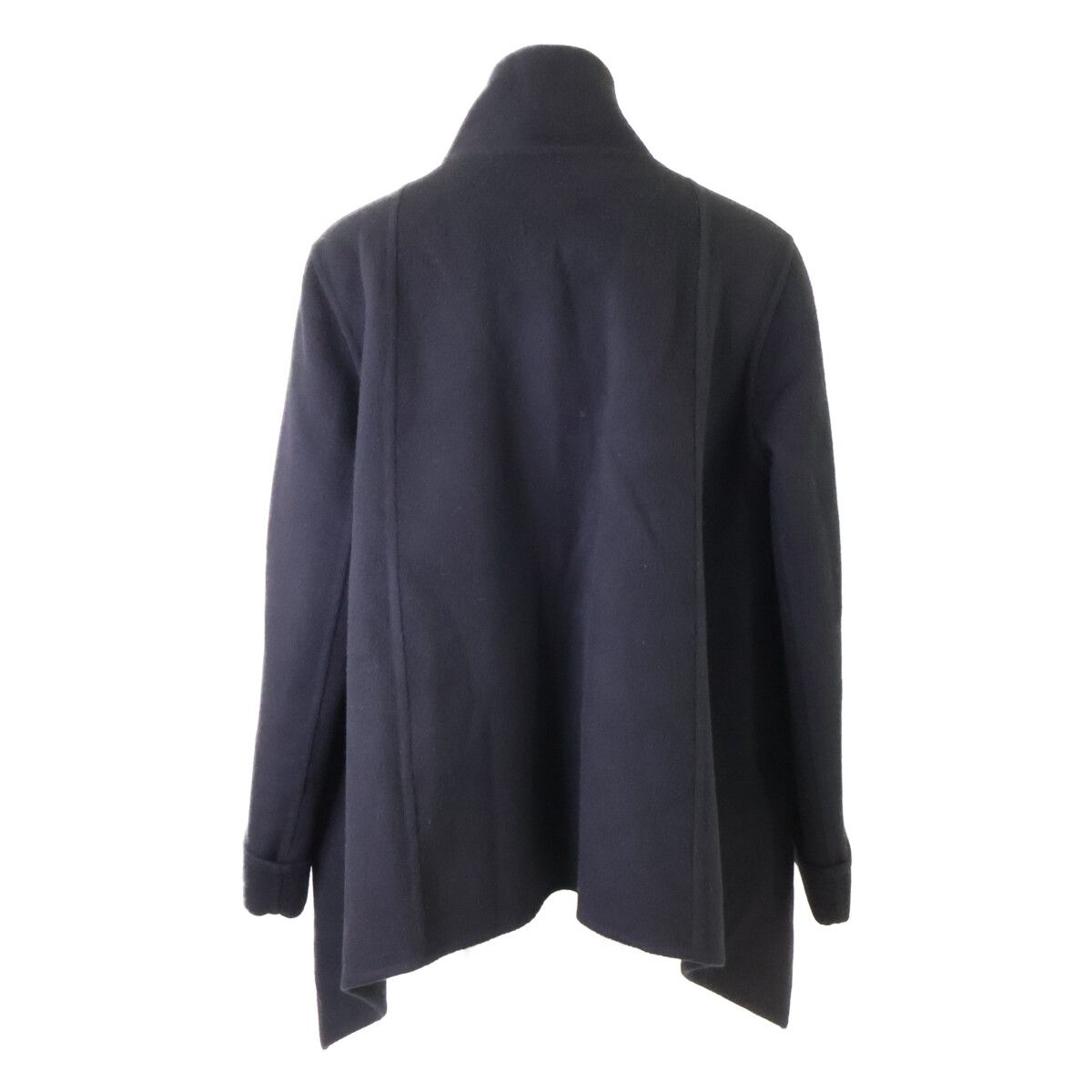 Hermes Double Face Cashmere Oversize Short Coat 40 — view 3