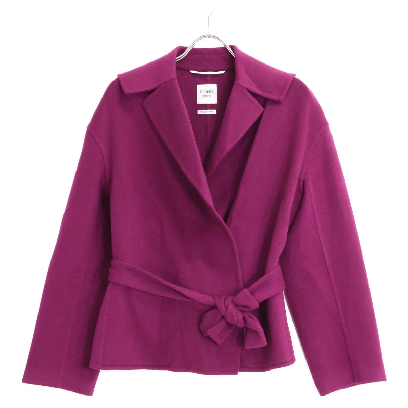 Hermes Cashmere with Belt Half 40