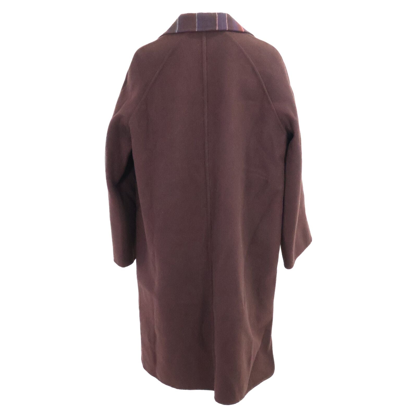 Hermes Series Button Wool Cashmere Chesterfield 38 Jacket — view 3