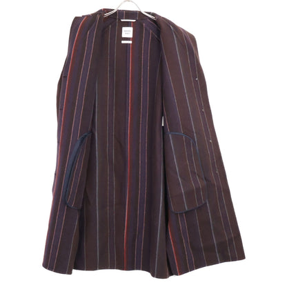 Hermes Series Button Wool Cashmere Chesterfield 38 Jacket — view 4