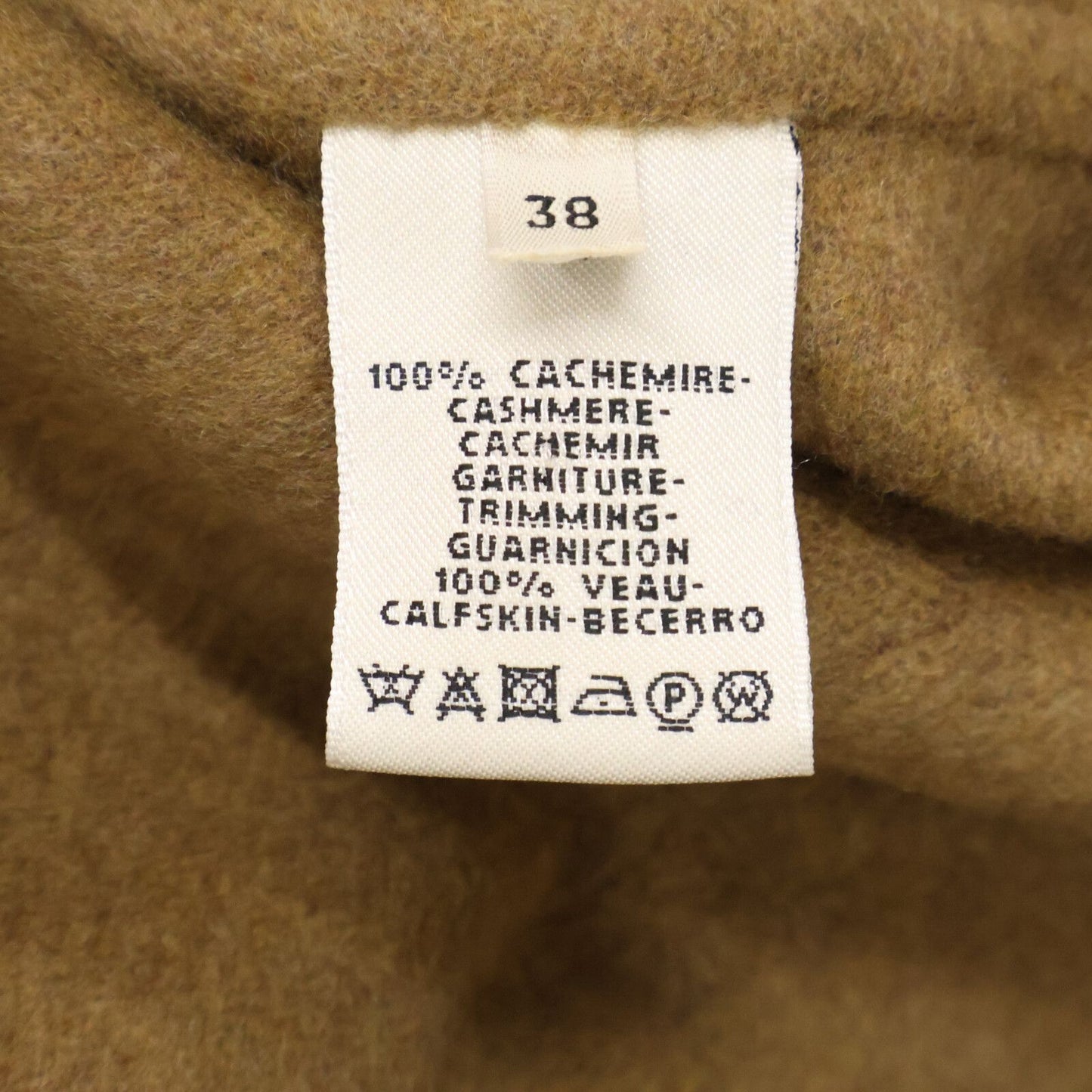 Hermes Front Belt Cashmere Poncho Cape 38 — view 6
