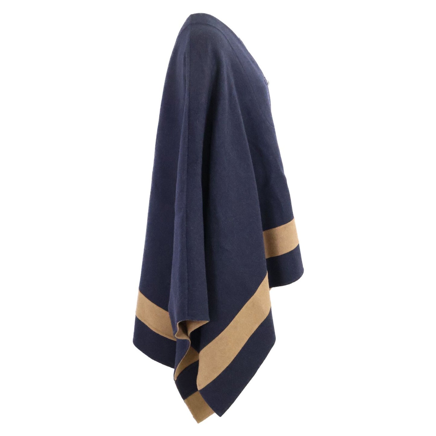 Hermes Front Belt Cashmere Poncho Cape 38 — view 2