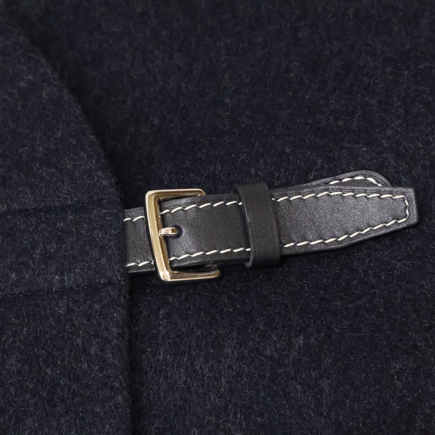 Hermes Front Belt Cashmere Poncho Cape 38 — view 7