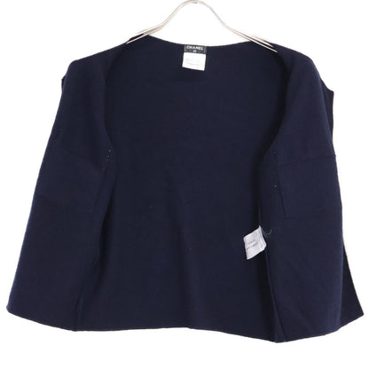 Chanel CC Logo Lion Button Cashmere Knit Cardigan 38 — view 4