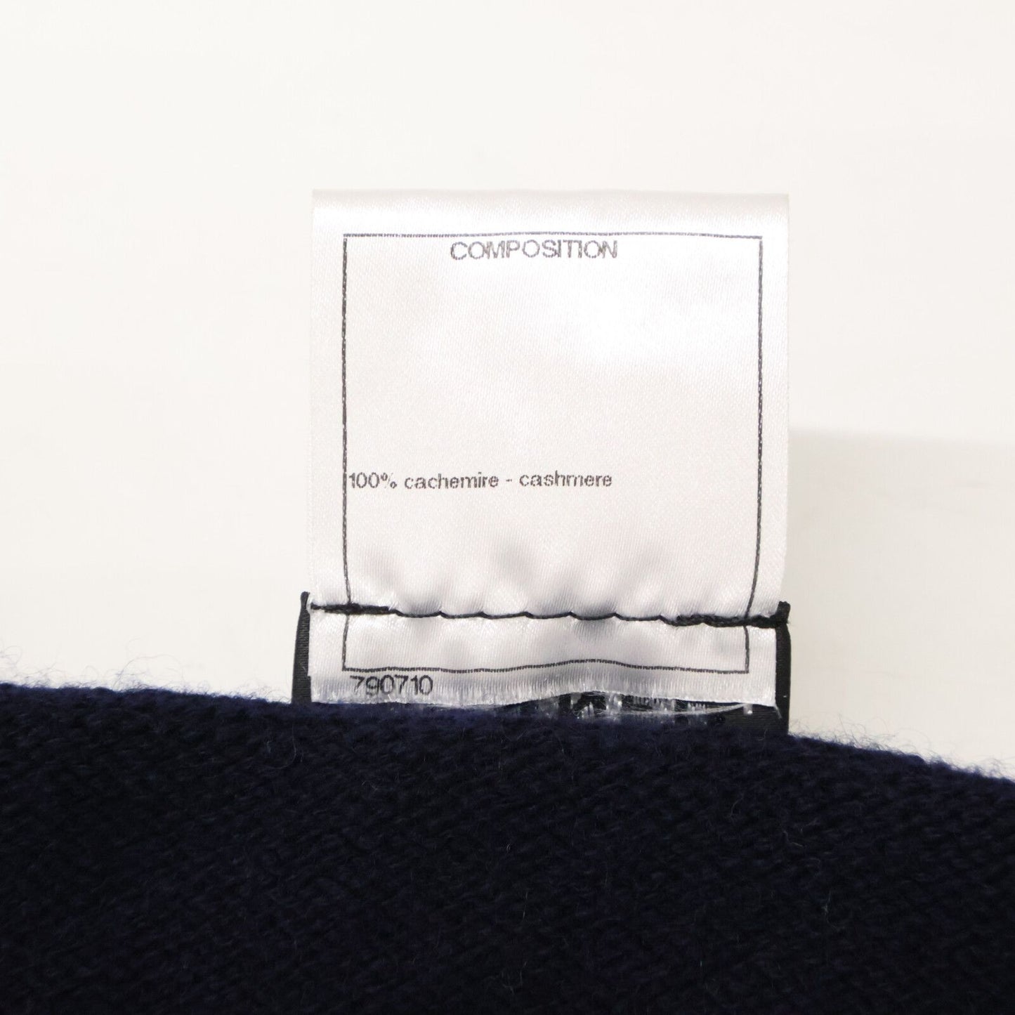 Chanel CC Logo Lion Button Cashmere Knit Cardigan 38 — view 6